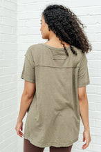 Load image into Gallery viewer, RAE MODE- Let Me Live Relaxed Tee in Army
