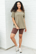 Load image into Gallery viewer, RAE MODE- Let Me Live Relaxed Tee in Army
