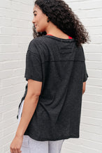 Load image into Gallery viewer, RAE MODE- Let Me Live Relaxed Tee in Black
