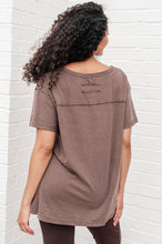 Load image into Gallery viewer, RAE MODE- Let Me Live Relaxed Tee in Brown
