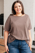 Load image into Gallery viewer, RAE MODE- Let Me Live Relaxed Tee in Brown
