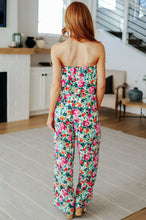 Load image into Gallery viewer, ANDREE&#39;- Life of the Party Floral Jumpsuit in Green
