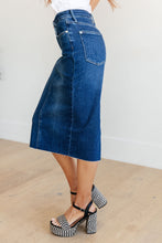 Load image into Gallery viewer, JUDY BLUE- Marcy High Rise Denim Midi Skirt
