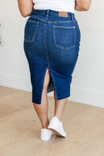 Load image into Gallery viewer, JUDY BLUE- Marcy High Rise Denim Midi Skirt
