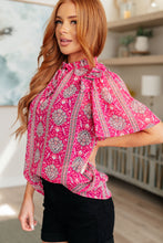 Load image into Gallery viewer, GEEGEE-Moments Like This V-Neck Bell Sleeve Blouse

