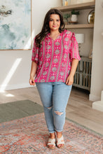 Load image into Gallery viewer, GEEGEE-Moments Like This V-Neck Bell Sleeve Blouse
