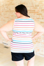 Load image into Gallery viewer, Need A Favor Colorful Henley Tank- 111 NORTH
