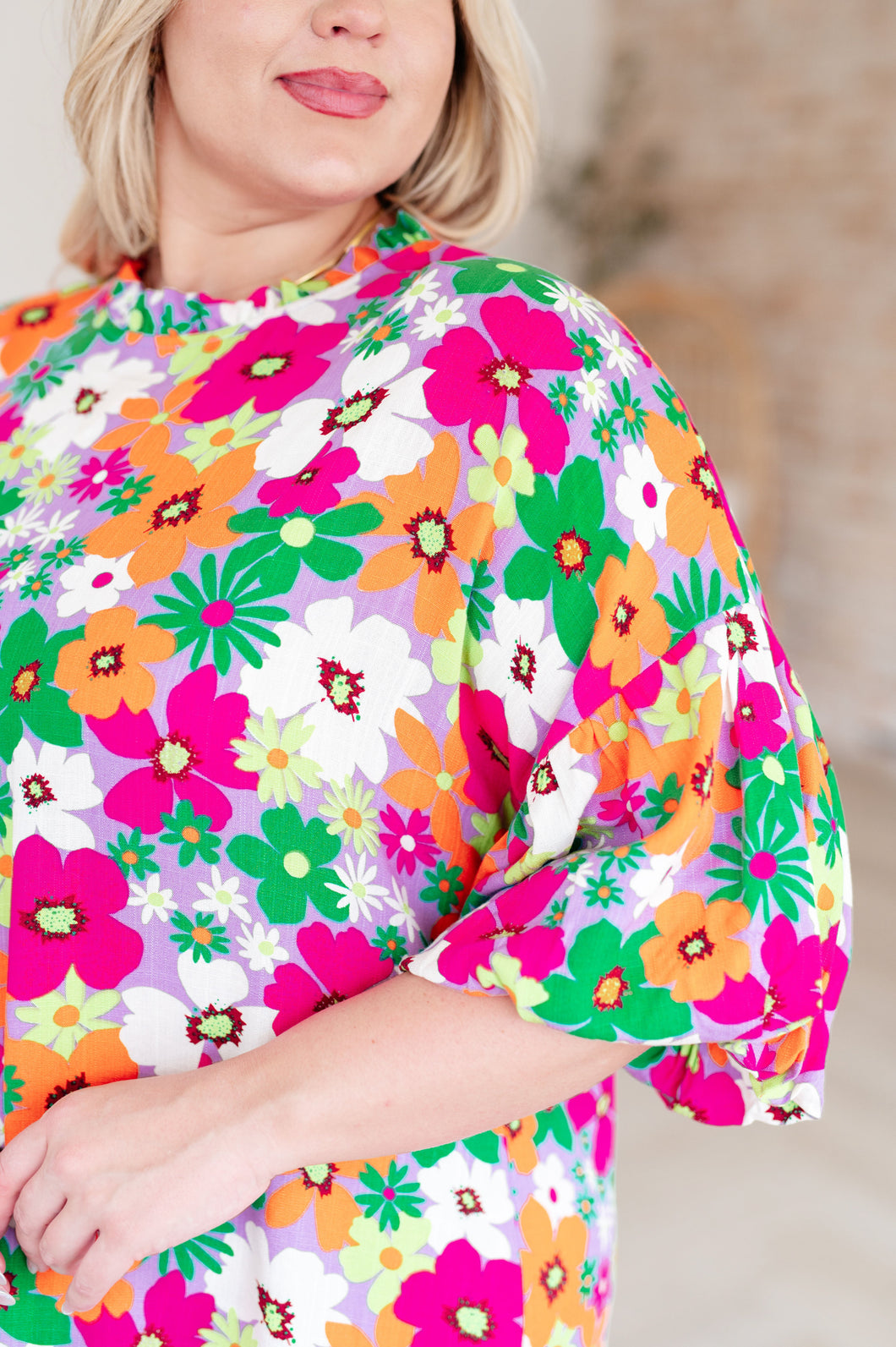 No Garden, No Problem, Bubble Sleeve Dress- POLOGRAM