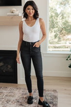 Load image into Gallery viewer, JB Octavia High Rise Control Top Skinny Jeans in Washed Black (Sizes 0-24)
