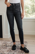 Load image into Gallery viewer, JB Octavia High Rise Control Top Skinny Jeans in Washed Black (Sizes 0-24)
