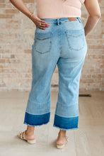 Load image into Gallery viewer, JUDY BLUE- Olivia High Rise Wide Leg Crop Jeans in Medium Wash
