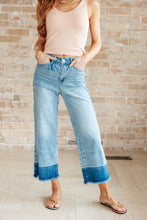 Load image into Gallery viewer, JUDY BLUE- Olivia High Rise Wide Leg Crop Jeans in Medium Wash
