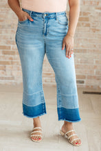 Load image into Gallery viewer, JUDY BLUE- Olivia High Rise Wide Leg Crop Jeans in Medium Wash
