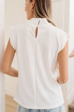 Load image into Gallery viewer, SP24- ONE ELEVEN NORTH- Overqualified Mock Neck Cap Sleeve Top
