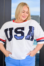 Load image into Gallery viewer, Party In The USA Drop Shoulder Top- BIBI
