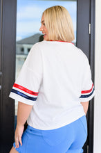 Load image into Gallery viewer, Party In The USA Drop Shoulder Top- BIBI
