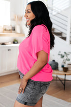 Load image into Gallery viewer, 111 NORTH- Passionately Pink V Neck Blouse
