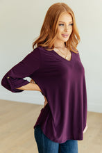 Load image into Gallery viewer, WHITE BIRCH- Peace and Love V-Neck Top
