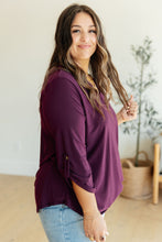 Load image into Gallery viewer, WHITE BIRCH- Peace and Love V-Neck Top
