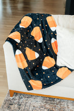 Load image into Gallery viewer, PREORDER: Halloween Fleece Blanket in Jumbo Candies
