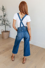 Load image into Gallery viewer, JUDY BLUE- Priscilla High Rise Crop Wide Leg Denim Overalls
