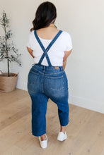 Load image into Gallery viewer, JUDY BLUE- Priscilla High Rise Crop Wide Leg Denim Overalls
