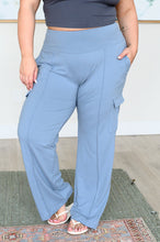 Load image into Gallery viewer, RAE MODE- Race to Relax Cargo Pants in Chambray
