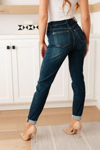 Load image into Gallery viewer, JB Rowena High Rise Pull On Double Cuff Slim Jeans
