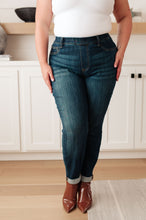 Load image into Gallery viewer, JB Rowena High Rise Pull On Double Cuff Slim Jeans
