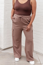 Load image into Gallery viewer, RAE MODE- Run, Don&#39;t Walk Cargo Sweatpants in Smokey Brown
