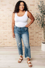 Load image into Gallery viewer, Sammy High Waist Distressed Crop Straight Leg Jeans-JUDY BLUE
