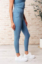 Load image into Gallery viewer, Somewhere to Start Leggings in Dusty Blue- RAE MODE
