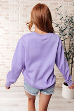 Load image into Gallery viewer, Stay Delulu Scuba Sweatshirt Periwinkle- WITH LOVE MOLLY
