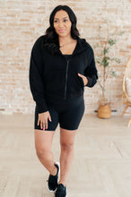 Load image into Gallery viewer, RAE MODE- Sun or Shade Zip Up Jacket in Black
