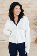 Load image into Gallery viewer, RAE MODE- Sun or Shade Zip Up Jacket in Off White
