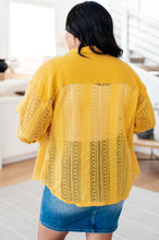 Load image into Gallery viewer, VERY J- Sweeter Than Nectar Lace Button Down in Honey

