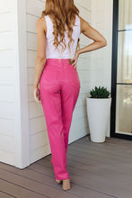 Load image into Gallery viewer, JB Barbie Era Control Top Faux Leather Pants in Hot Pink
