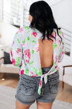 Load image into Gallery viewer, SEW IN LOVE- Thinking on It Open Back Floral Top
