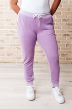 Load image into Gallery viewer, Tommy Two Tone Waffle Joggers Purple- WITH LOVE MOLLY
