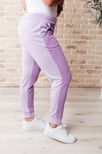 Load image into Gallery viewer, Tommy Two Tone Waffle Joggers Purple- WITH LOVE MOLLY
