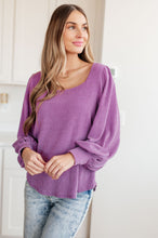 Load image into Gallery viewer, SP24- SEW IN LOVE- True to Your Word Balloon Sleeve Top
