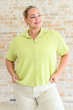 Load image into Gallery viewer, Two&#39;s Company Ribbed Button Down- LOVELY MELODY
