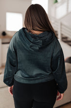 Load image into Gallery viewer, W23 Velvet Icon Hoodie In Grey Blue (Reg &amp; Curvy)
