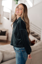 Load image into Gallery viewer, W23 Velvet Icon Hoodie In Grey Blue (Reg &amp; Curvy)
