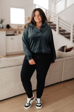 Load image into Gallery viewer, W23 Velvet Icon Hoodie In Grey Blue (Reg &amp; Curvy)
