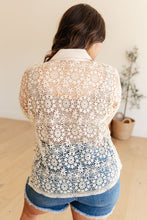 Load image into Gallery viewer, WHITE BIRCH- Vintage Lace Button Up
