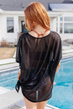 Load image into Gallery viewer, COTTON BLEU- Warm Days, Cool Nights Top in Black
