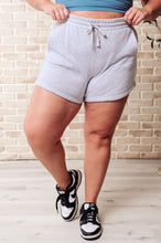 Load image into Gallery viewer, We&#39;re Only Getting Better Drawstring Shorts in Grey- RAE MODE
