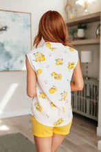 Load image into Gallery viewer, SPIN USA- When Life Gives You Lemons Sleeveless Blouse
