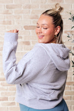 Load image into Gallery viewer, Working Up A Sweat Hooded Pullover in Grey- RAE MODE
